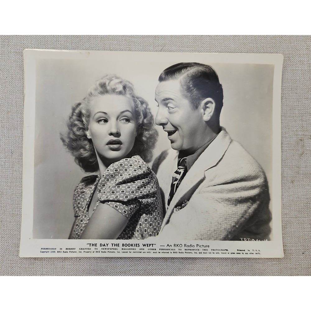 Vtg RKO The Day the Bookies Wept Photo 1939 Betty Grable Joe Penner 8x10 Movie